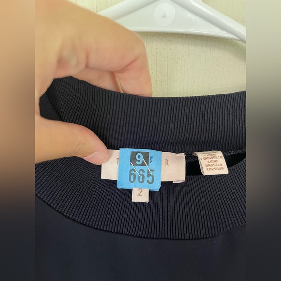 Ted Baker Keelee contrast-panel jersey sweatshirt size 2 EUC - Picture 2 of 6